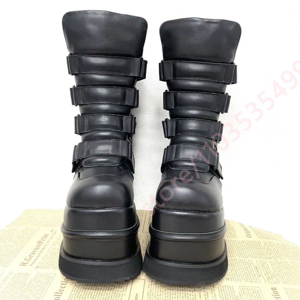 2026 Padded Platform Ankle Boo - Street Fashion Y2K review and price